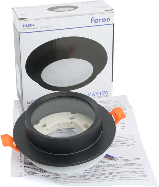 Изображение товара Точечный светильник Feron DL504 / 51102 (черный)