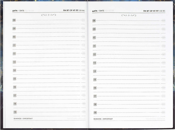 Изображение товара Ежедневник Феникс+ Звездопад / 68063 (144л)