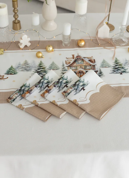 Изображение товара Набор сервировочных салфеток Listelle Set-4 Пряничный домик 615601