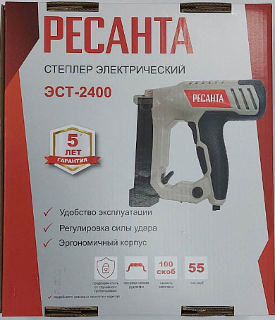 Изображение товара Электрический степлер Ресанта ЭСТ-2400 (75/4/3)