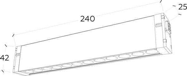 Изображение товара Трековый светильник Ambrella Magnetic GL1301 WH (белый)