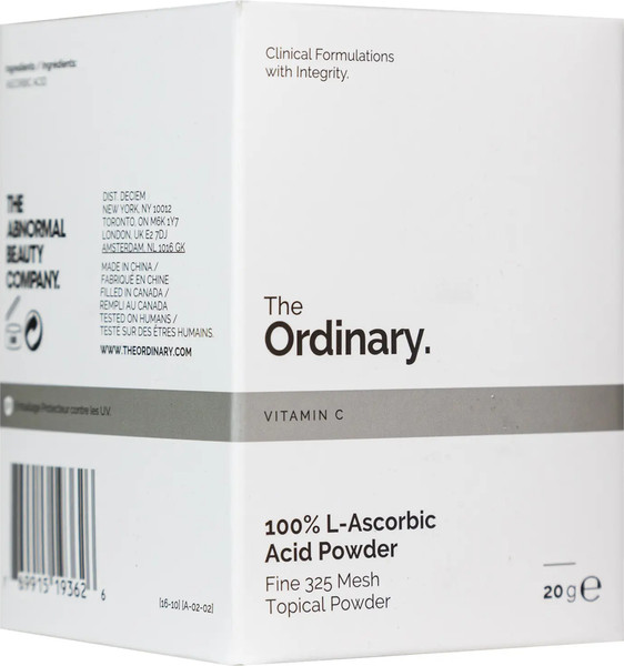 Изображение товара Сухой концентрат для лица The Ordinary 100% L-Ascorbic Acid Powder (20г)