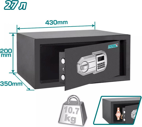 Изображение товара Мебельный сейф TOTAL TESF3501