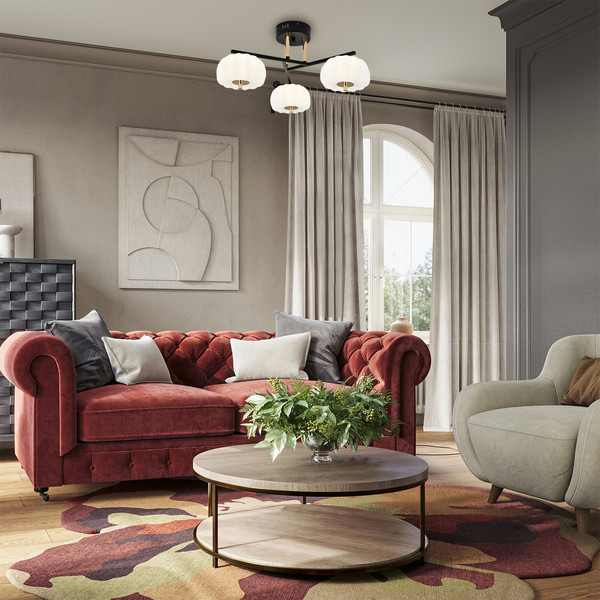 Изображение товара Люстра ESCADA 10301/3LED (черный/золото)