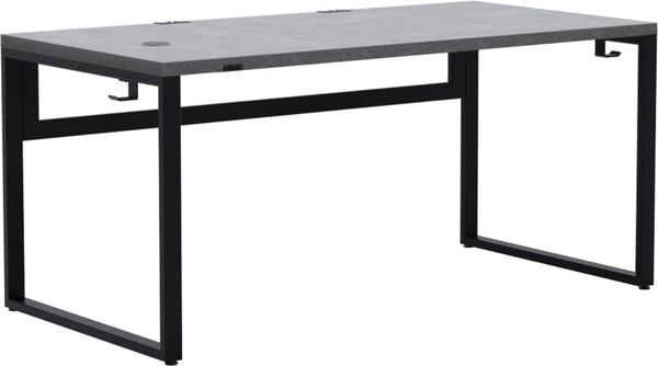 Изображение товара Компьютерный стол Millwood Каир Смарт 160x80x74.2 (бетон/металл черный)