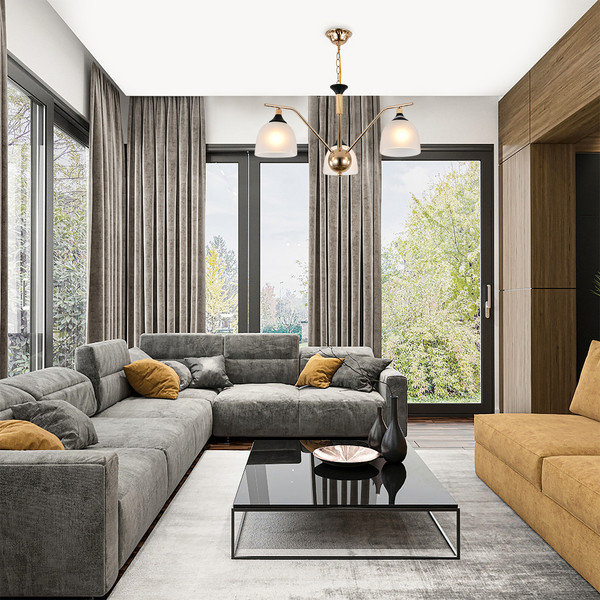 Изображение товара Люстра ESCADA 2123/3P (золото/черный)