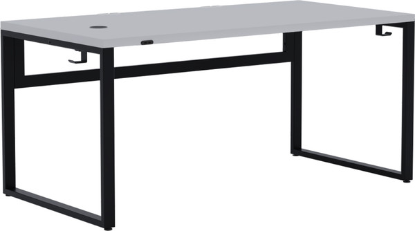 Изображение товара Компьютерный стол Millwood Каир Смарт 160x80x74.2 (белый/металл черный)