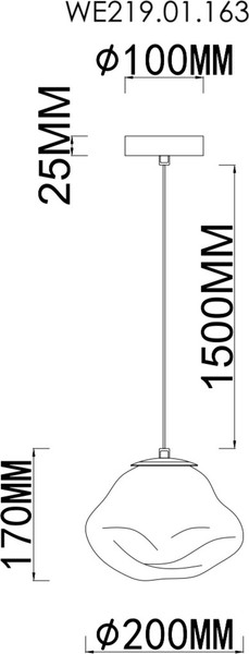 Изображение товара Потолочный светильник Wertmark Isola WE219.01.163
