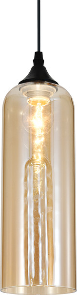 Изображение товара Потолочный светильник ESCADA 2110/1S (черный/янтарь)