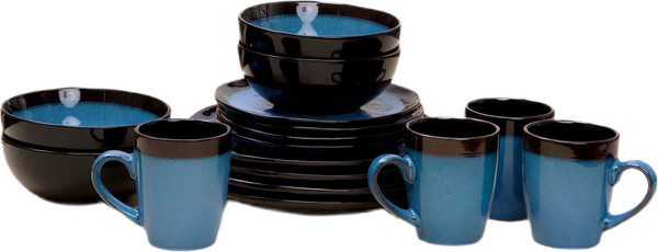 Изображение товара Набор столовой посуды JEWEL Неон ПС0023-65 (16пр)