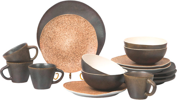 Изображение товара Набор столовой посуды JEWEL Карамель ПС0036-44 (16пр)