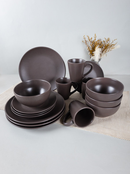 Изображение товара Набор столовой посуды JEWEL Мокко ПС0003-50 (16пр)