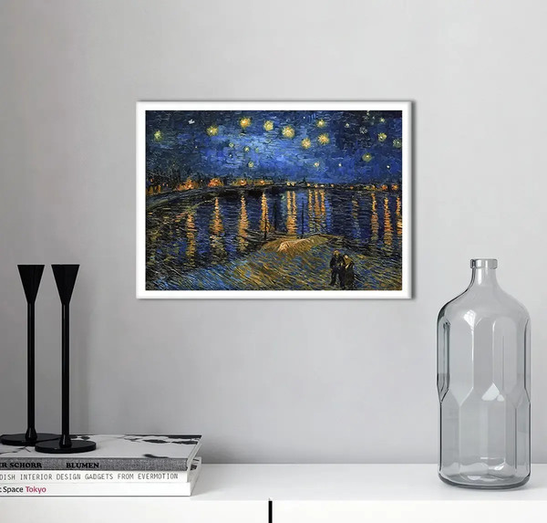 Изображение товара Постер Citydecor Звездная ночь над Роной. Винсент ван Гог (21x30)