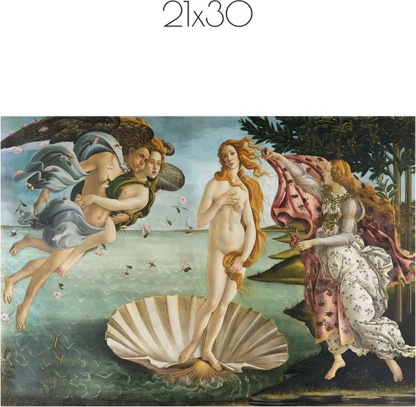Изображение товара Постер Citydecor Рождение Венеры. Сандро Боттичелли (21x30)