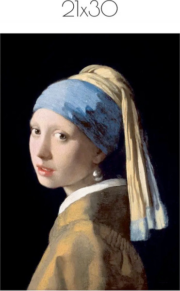 Изображение товара Постер Citydecor Девушка с жемчужной сережкой. Ян Вермеер (21x30)