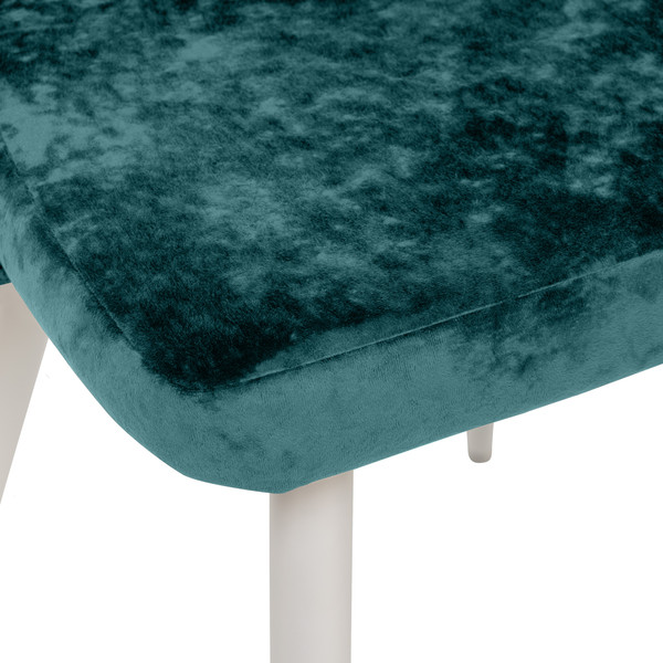 Изображение товара Стул Импэкс Leset Эби Люкс (белый/велюр аквамарин)