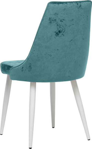 Изображение товара Стул Импэкс Leset Эби Люкс (белый/велюр аквамарин)
