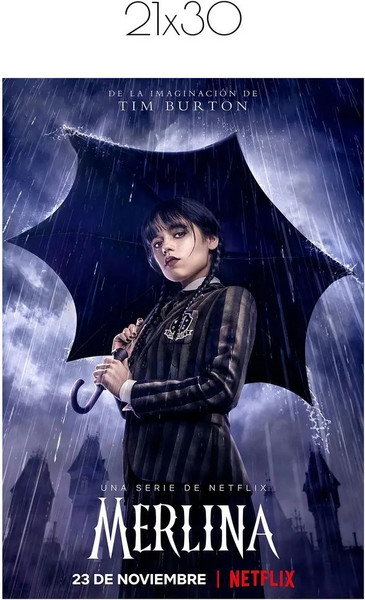 Изображение товара Постер Citydecor Wednesday 5 (21x30)