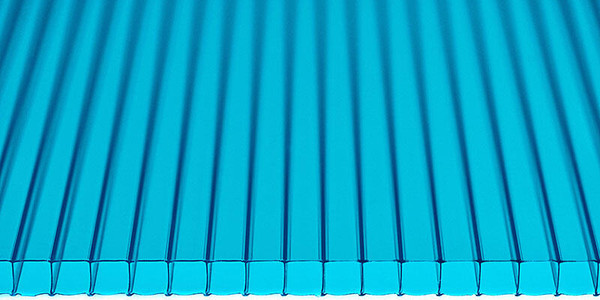 Изображение товара Сотовый поликарбонат TitanPlast T 2100x6000x4мм 0.45кг/м2 (бирюзовый)