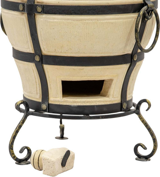 Изображение товара Тандыр Технокерамика Ахмат с откидной крышкой (450мм)