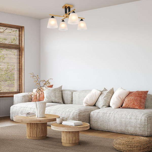 Изображение товара Люстра ESCADA 2128/4P (Champagne Gold/Black)