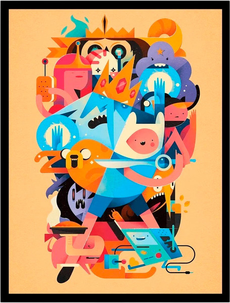 Изображение товара Постер Citydecor Время приключений 2 (30x40)