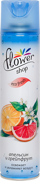 Изображение товара Освежитель воздуха Flower Shop Апельсин и грейпфрут (300мл)