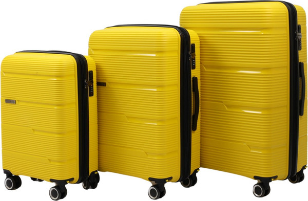 Изображение товара Чемодан на колесах PRIDE РР-203 (L, желтый)