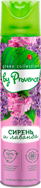 Изображение товара Освежитель воздуха Green Collection by Provence Сирень и лаванда (300мл)