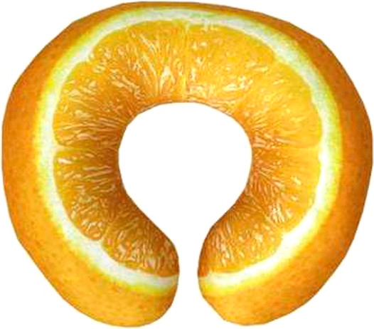 Изображение товара Подушка на шею MATEX Frutis. Апельсин / 27-485 (оранжевый)