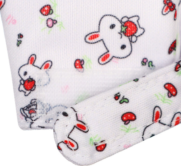 Изображение товара Прорезыватель для зубов Крошка Я Рукавичка. Зайка / 10138084 (красный/желтый)