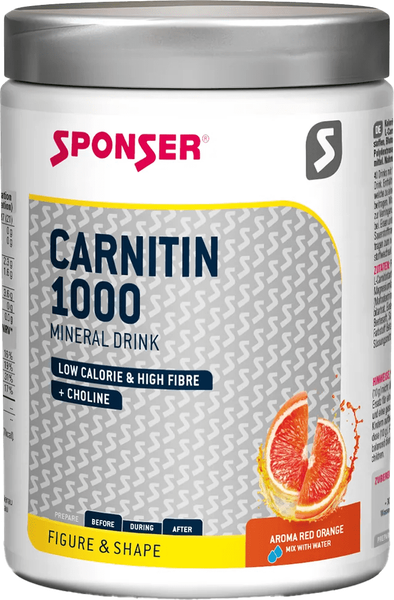 Изображение товара L-карнитин Sponser Carnitin 1000 / 13014 (400г, красный апельсин)