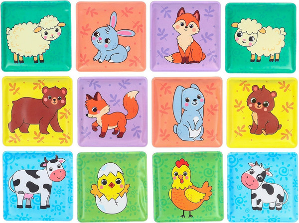 Изображение товара Набор стикеров для ванной Крошка Я Мамы и малыши / 9555612 (12шт)