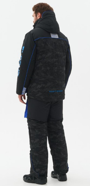 Изображение товара Костюм для охоты и рыбалки Huntsman Elbrus Reflect -45°C / 29017 (р.44-46/170-176, черный)