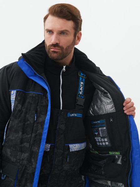 Изображение товара Костюм для охоты и рыбалки Huntsman Elbrus Reflect -45°C / 29017 (р.44-46/170-176, черный)