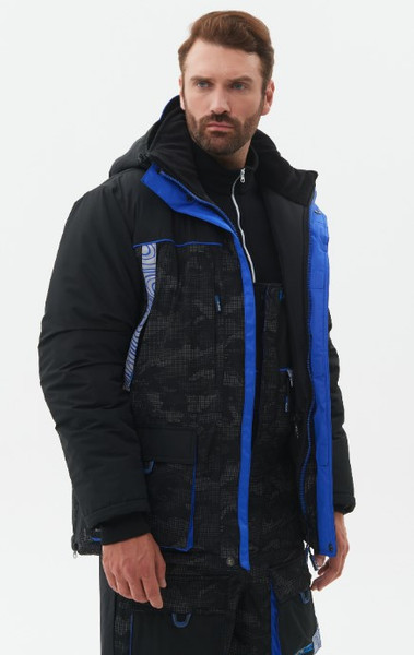 Изображение товара Костюм для охоты и рыбалки Huntsman Elbrus Reflect -45°C (р.60-62/182-188, черный)