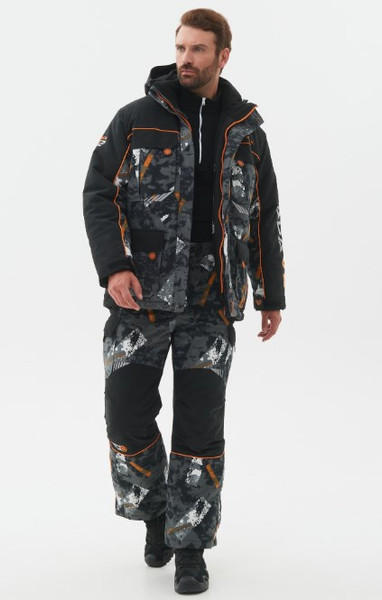 Изображение товара Костюм для охоты и рыбалки Huntsman Канада V2 -35°C КМФ 192 Исландия (р.48-50/170-176, черный)