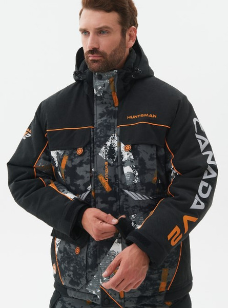 Изображение товара Костюм для охоты и рыбалки Huntsman Канада V2 -35°C КМФ 192 Исландия (р.48-50/170-176, черный)