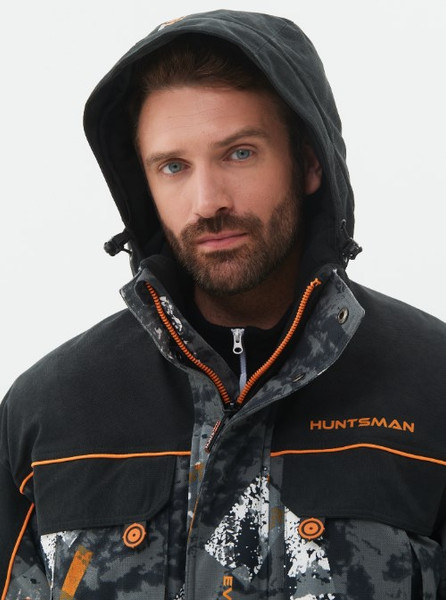 Изображение товара Костюм для охоты и рыбалки Huntsman Канада V2 -35°C КМФ 192 Исландия (р.52-54/170-176, черный)