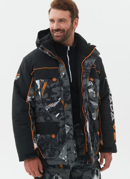 Изображение товара Костюм для охоты и рыбалки Huntsman Канада V2 -35°C КМФ 192 Исландия (р.52-54/170-176, черный)