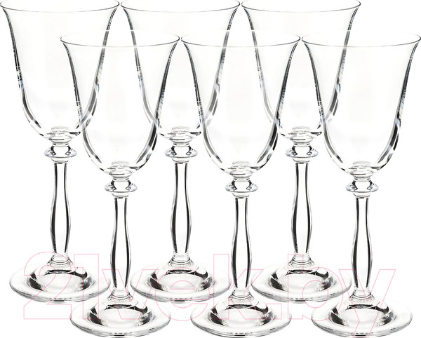 Изображение товара Набор бокалов Bohemia Crystal Angela 40600/1/250 (6шт)