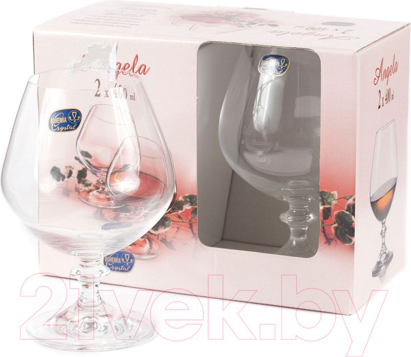 Изображение товара Набор бокалов Bohemia Crystal Angela 40600/400-2 (2шт)