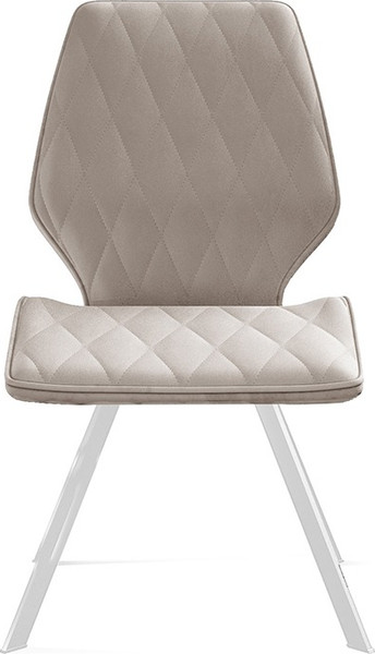 Изображение товара Стул ТриЯ Матэо (белый муар/микровелюр Brendy Creame)