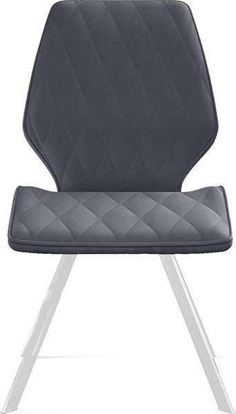 Изображение товара Стул ТриЯ Матэо (белый муар/микровелюр Brendy Graphite)