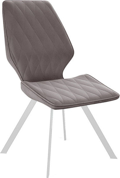 Изображение товара Стул ТриЯ Матэо (белый муар/микровелюр Brendy Latte)