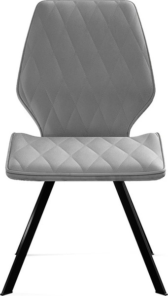 Изображение товара Стул ТриЯ Матэо (черный муар/микровелюр Brendy Grey)