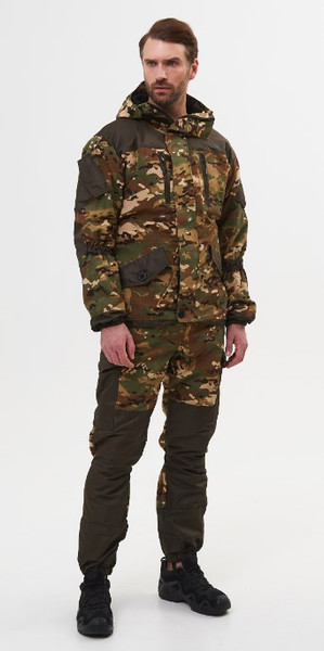 Изображение товара Костюм для охоты и рыбалки Huntsman Горка 5 -5°С Мультикам/Хаки Cat's Eye/Смесовая Рипстоп (р.44-46/182-188)