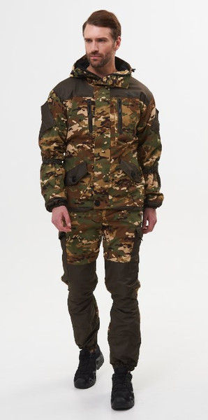 Изображение товара Костюм для охоты и рыбалки Huntsman Горка 5 -5°С Мультикам/Хаки Cat's Eye/Смесовая Рипстоп (р.44-46/182-188)