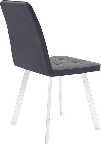 Изображение товара Стул ТриЯ Рони (белый муар/микровелюр Brendy Graphite)