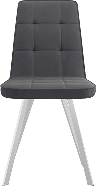 Изображение товара Стул ТриЯ Рони (белый муар/микровелюр Brendy Graphite)
